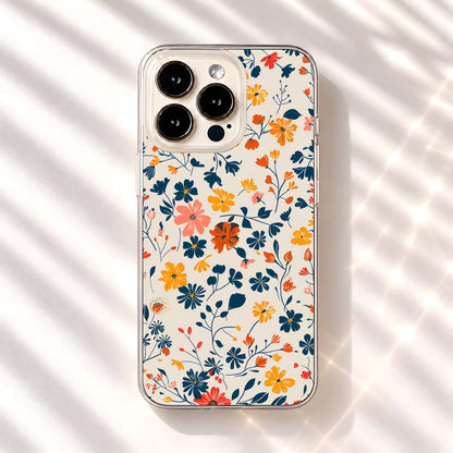 Colorful Wildflower Meadow Clear Silicon Cover