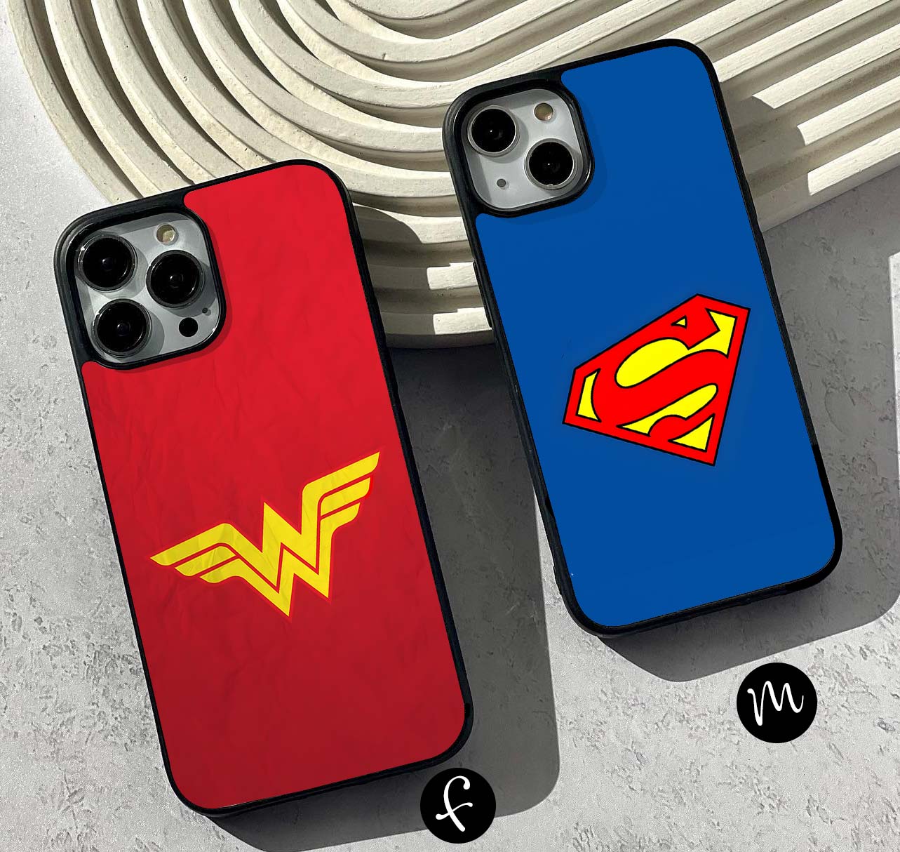 Wonder Women & Superhero Glass Case