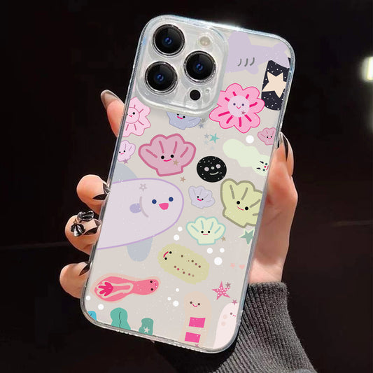 Cute Toony Graphics A2 Clear Silicon Case Cover