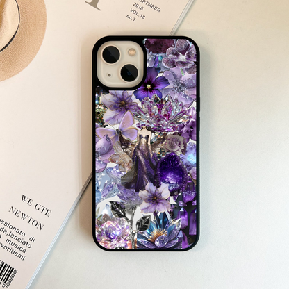 Crystal Bloom Glass Case