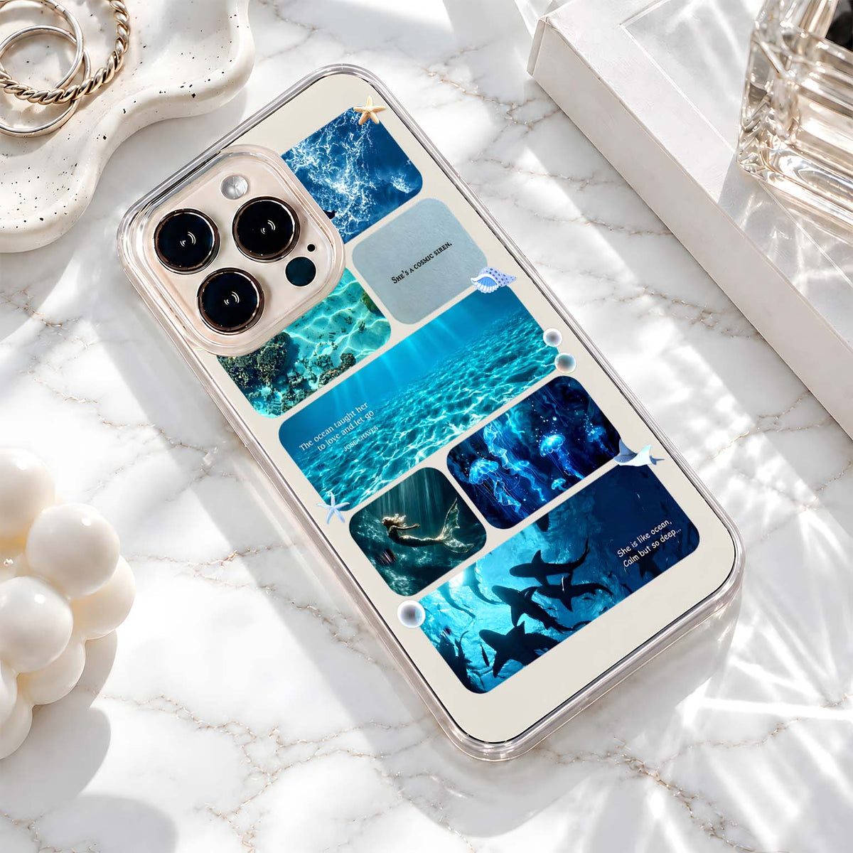 Deep Ocean Mystery Clear Silicon Cover