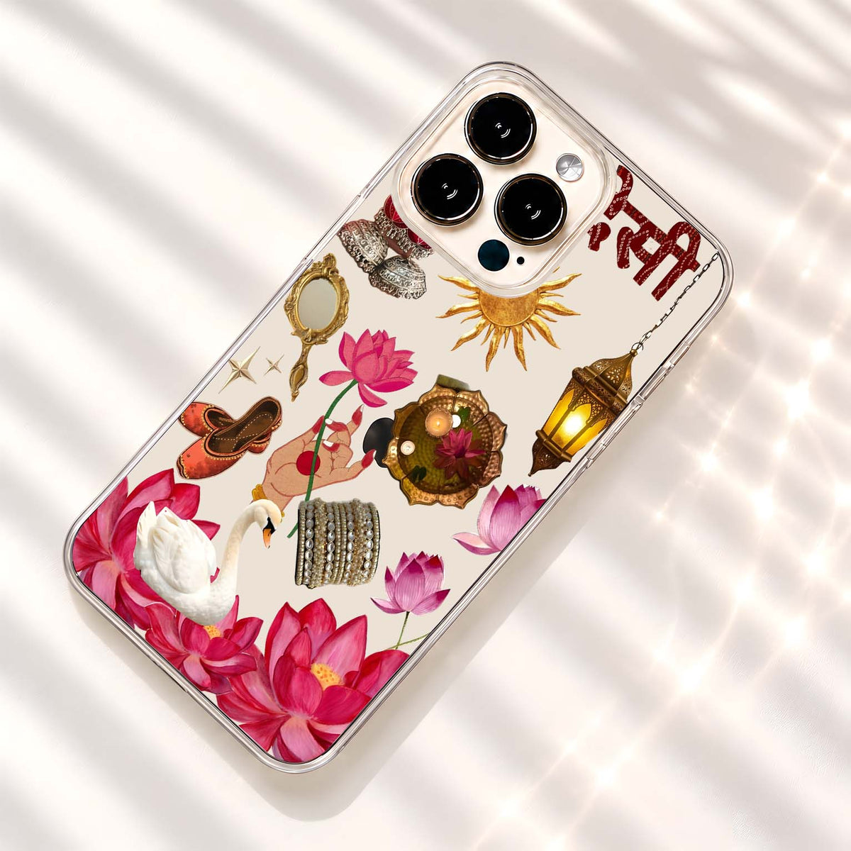 Desi Girl Aesthetic Clear Silicon Cover
