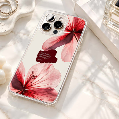 Divine Floral Faith Clear Silicon Cover