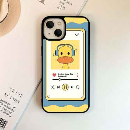 Duck Beat Mode Glass Case