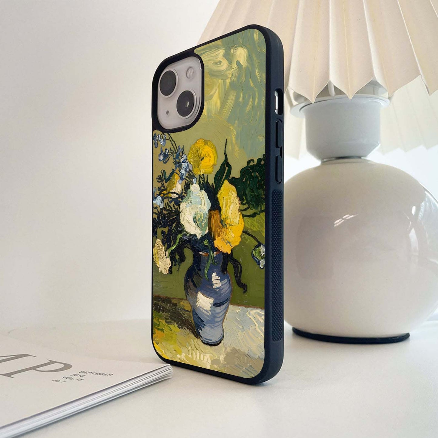 Flowers Ripple Glass Case