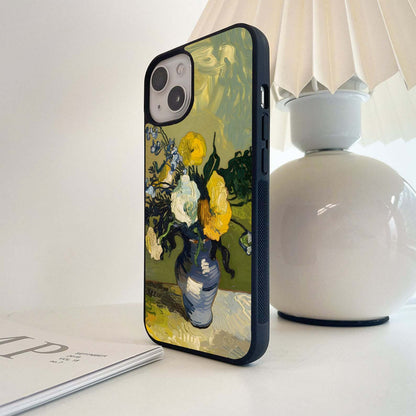 Flowers Ripple Glass Case