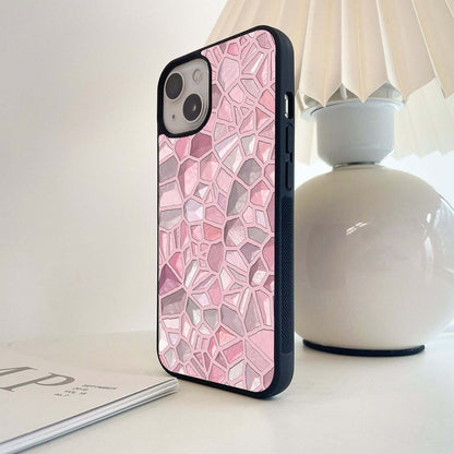 Blush Stone Glow Glass Case