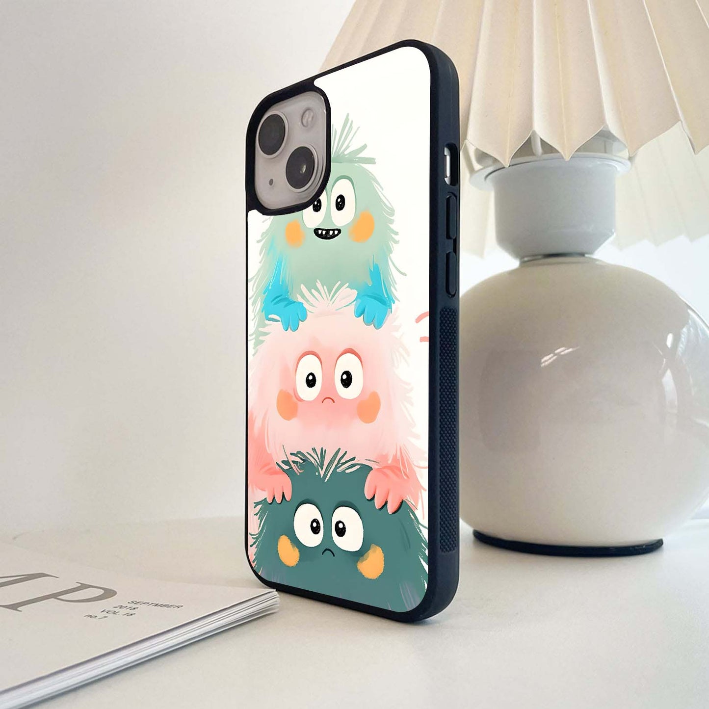 Stacked Fluff Glass Case