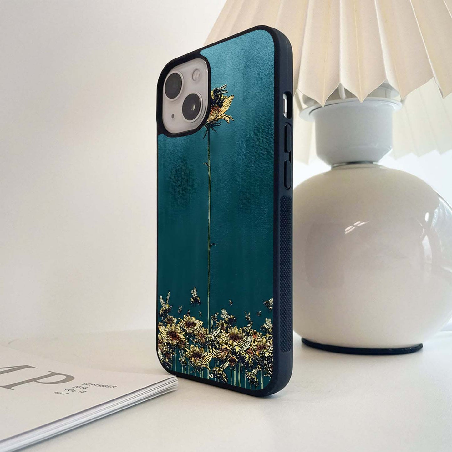 Golden Hive Buzz Glass Case