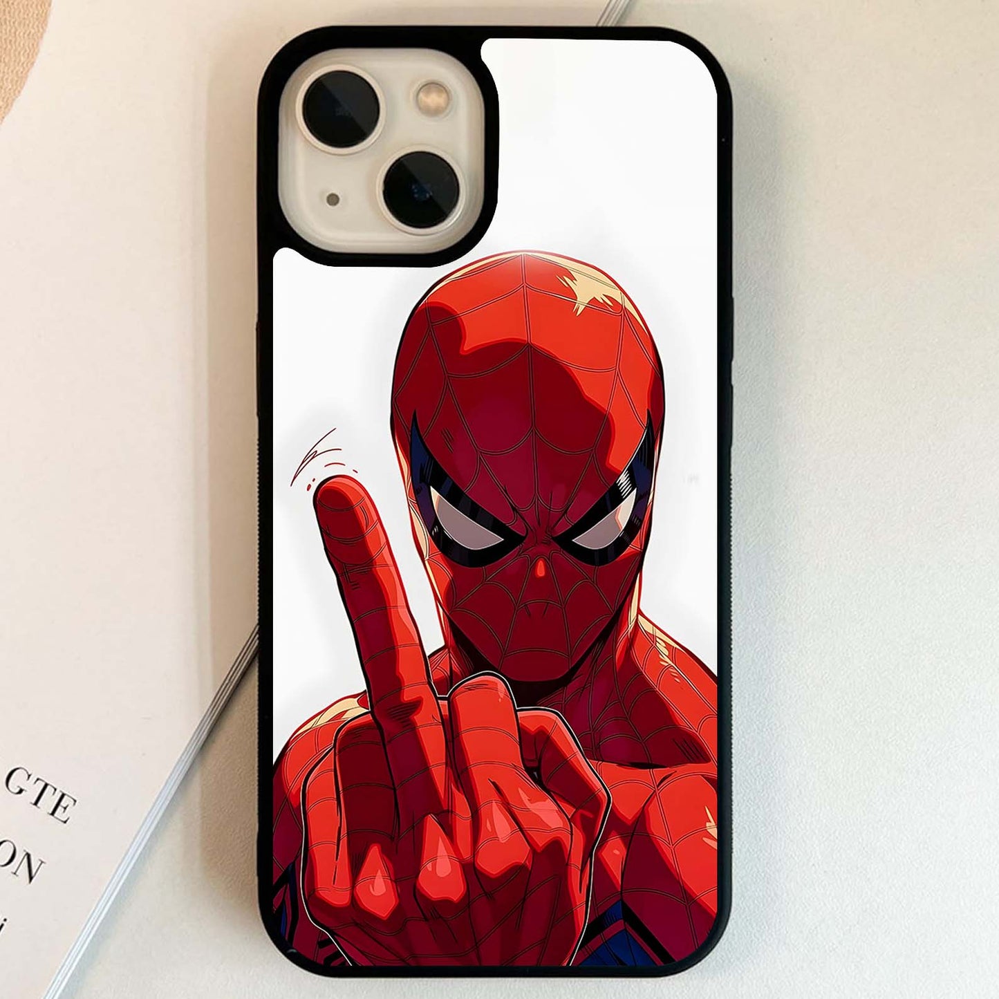 Spiderman Savage Mood Glass Case