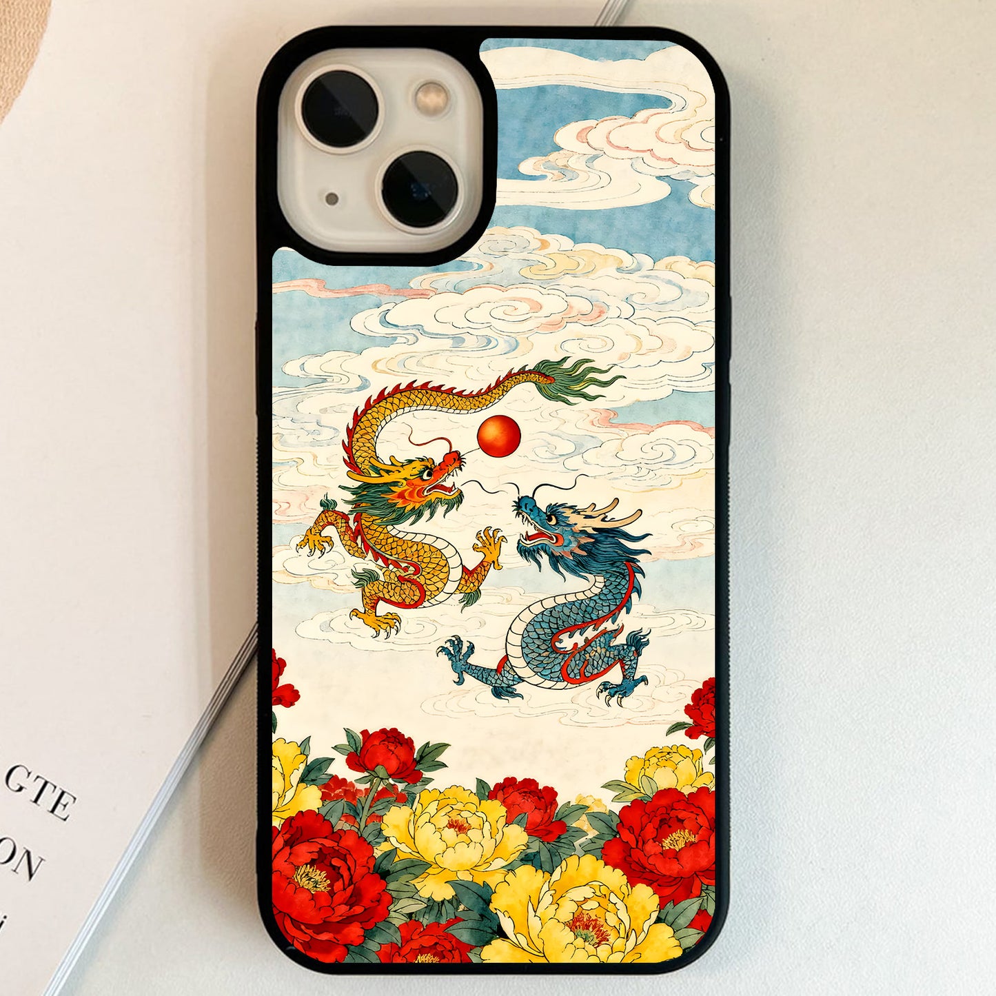 Celestial Dragon Harmony Glass Case