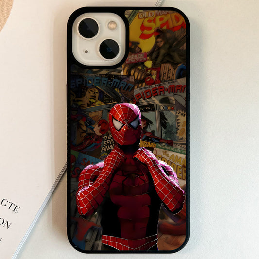 Spiderman Never Quit Glass Case