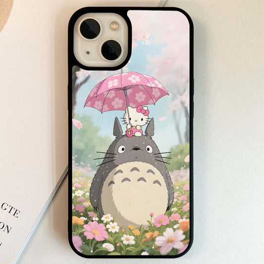 Hello Totoro Blossoms Glass Case