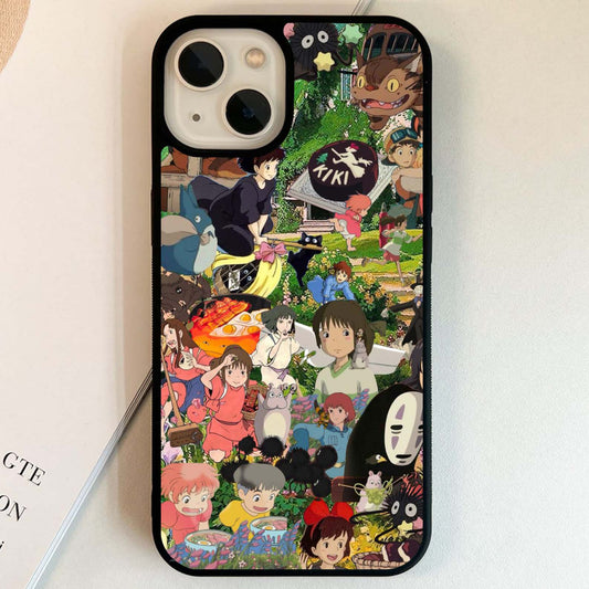 Spirited Away Collage Glass Case