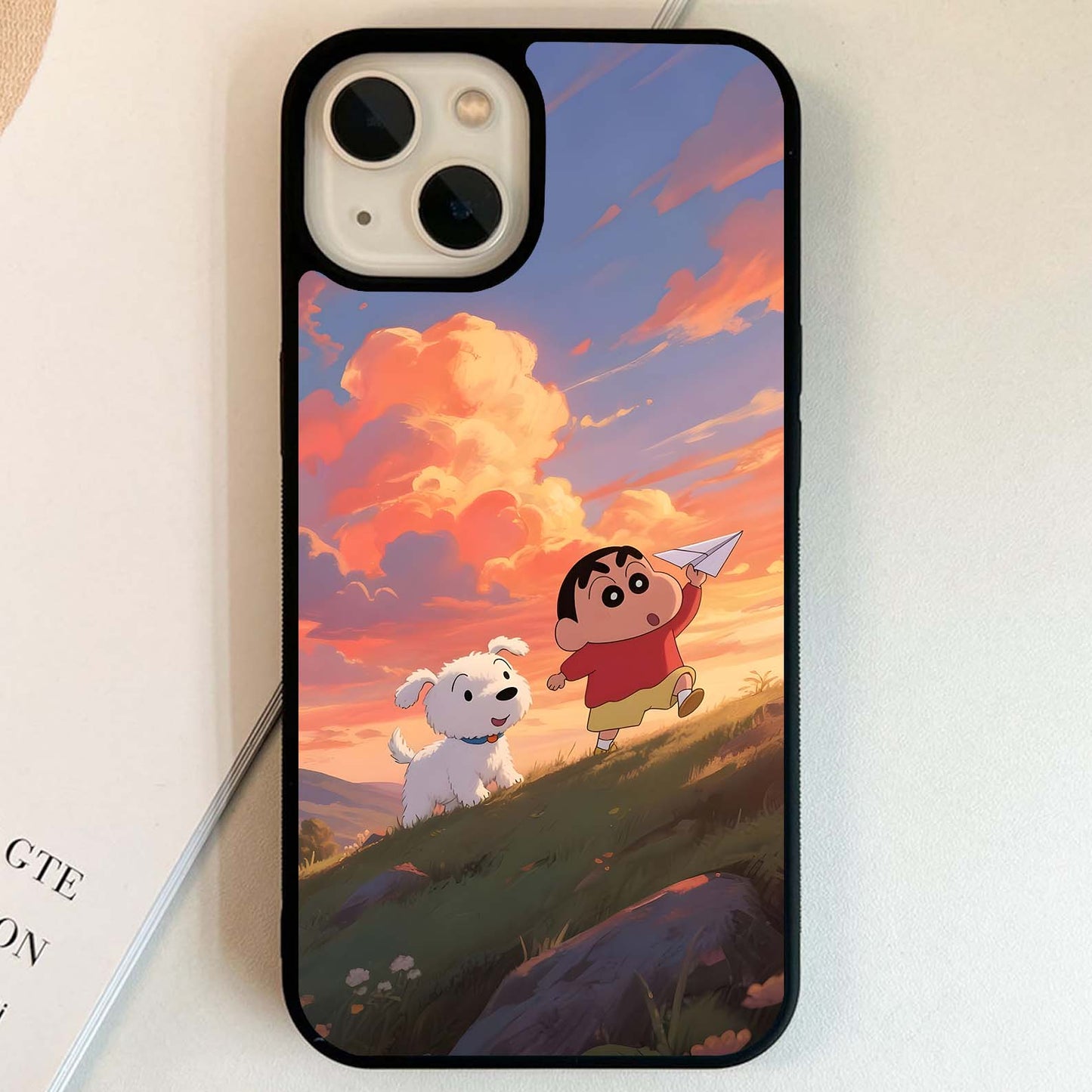 Shinchan Sky Run Glass Case