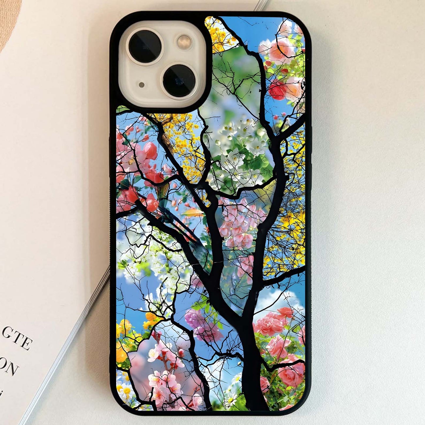 Blooming Mosaic Dreams Glass Case