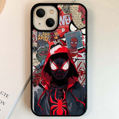 Spider Collage Street Glass Case