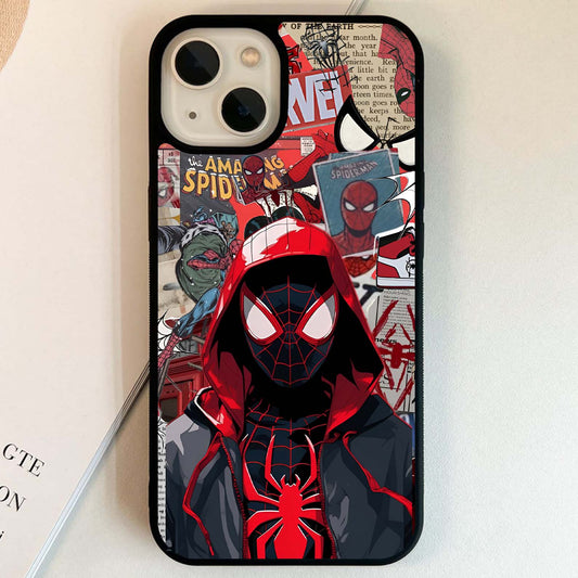 Spider Collage Street Glass Case