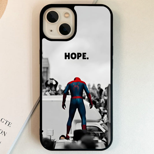 Spiderman Symbol Hope Glass Case