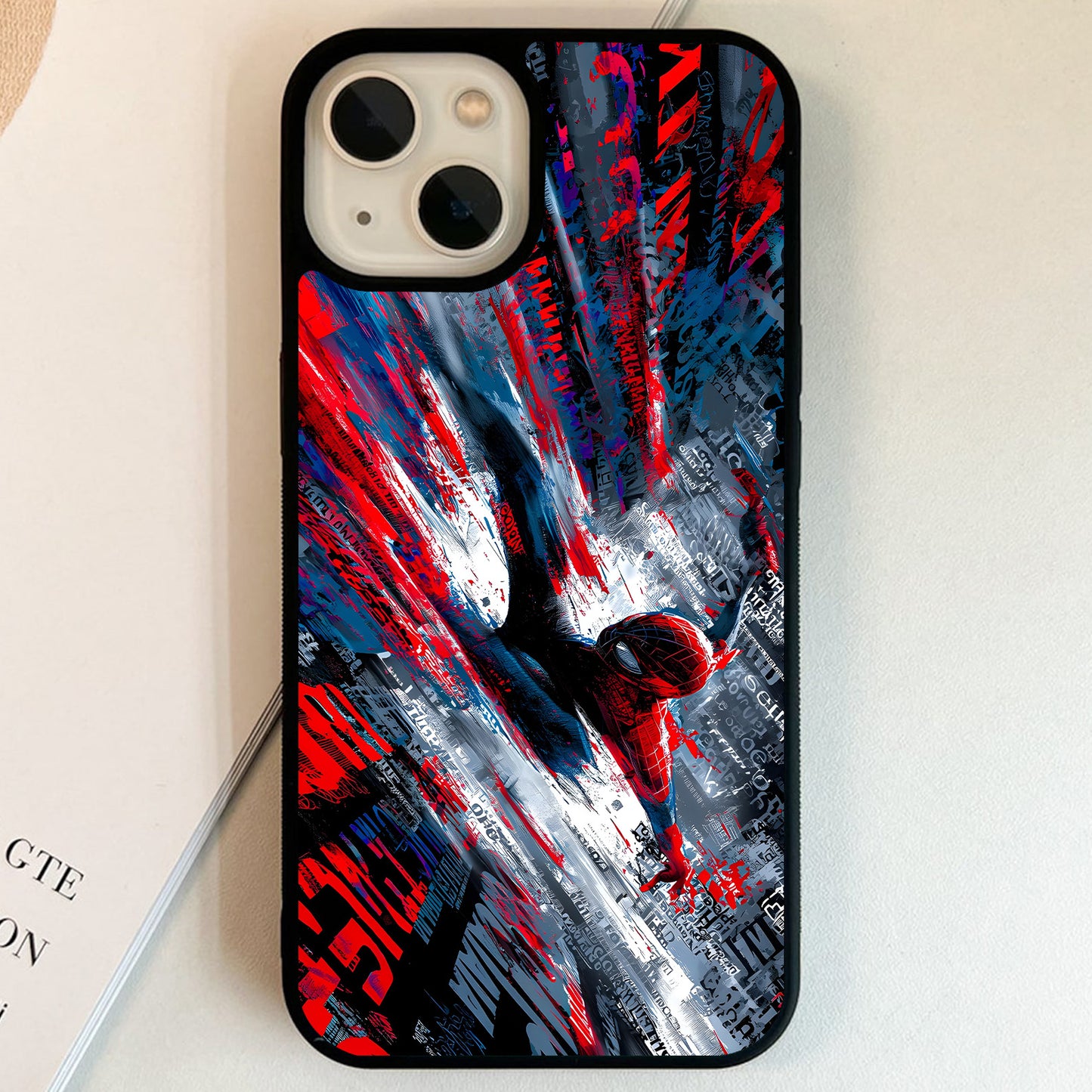 Spiderman Urban Chaos Glass Case