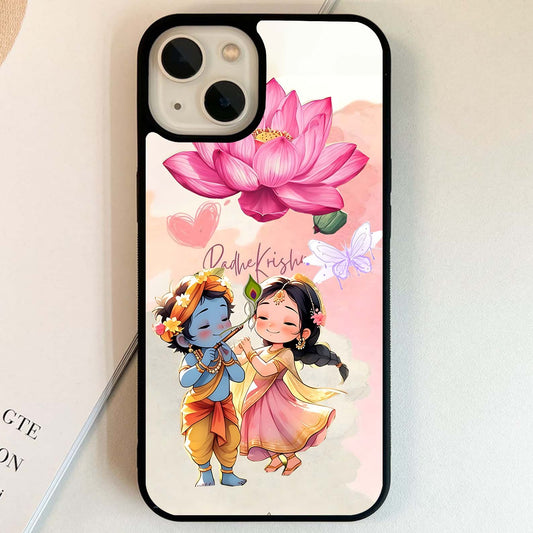 Krishna Blossom Love Glass Case