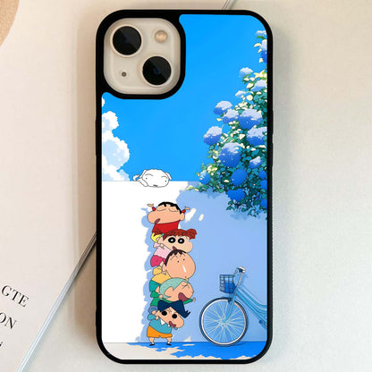 Shinchan Peace Scene Glass Case