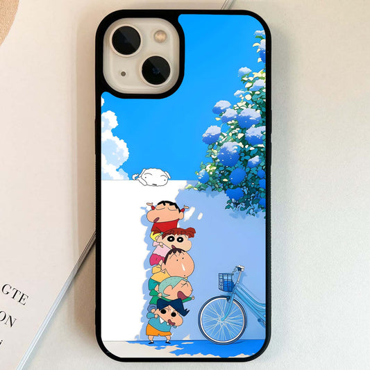 Shinchan Peace Scene Glass Case
