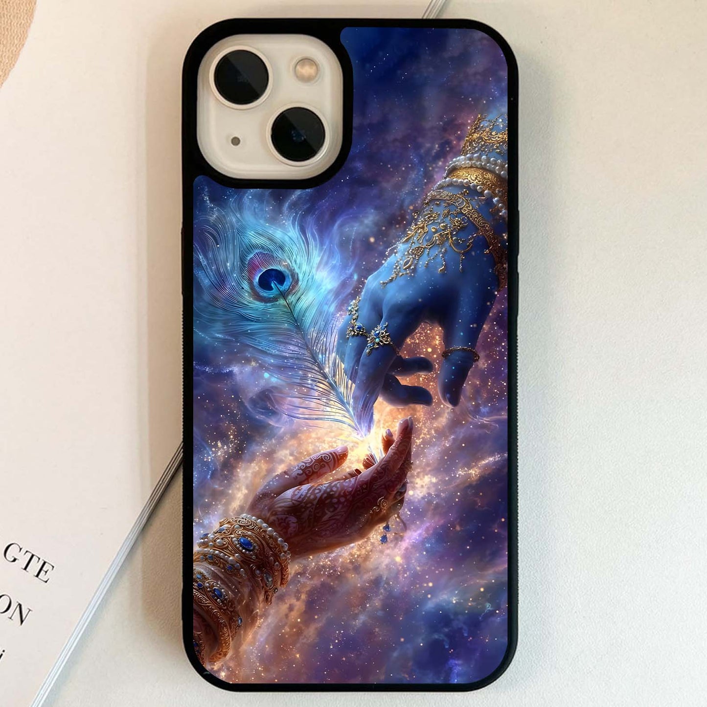 Divine Feather Touch Glass Case