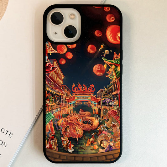 Imperial Dragon Festival Glass Case