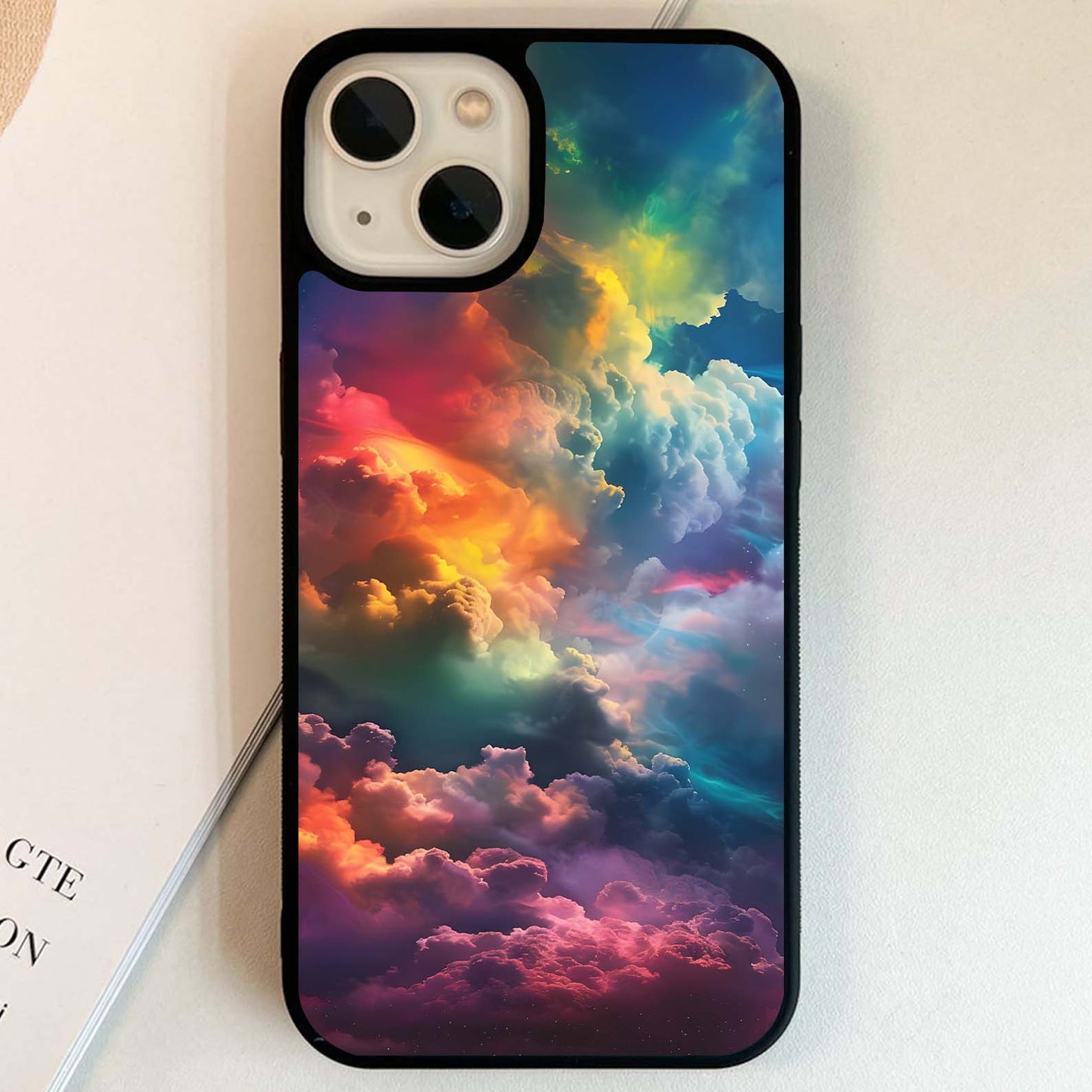 Pastel Sky Whispers Glass Case