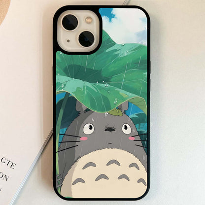 Rainy Totoro Shelter Glass Case