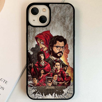Money Heist Squad Glass Case