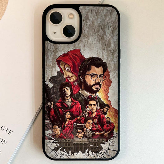 Money Heist Squad Glass Case