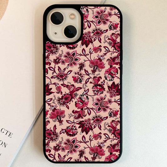 Crimson Rose Charm Glass Case