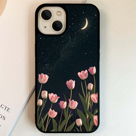 Midnight Tulip Whispers Vibe Glass Case