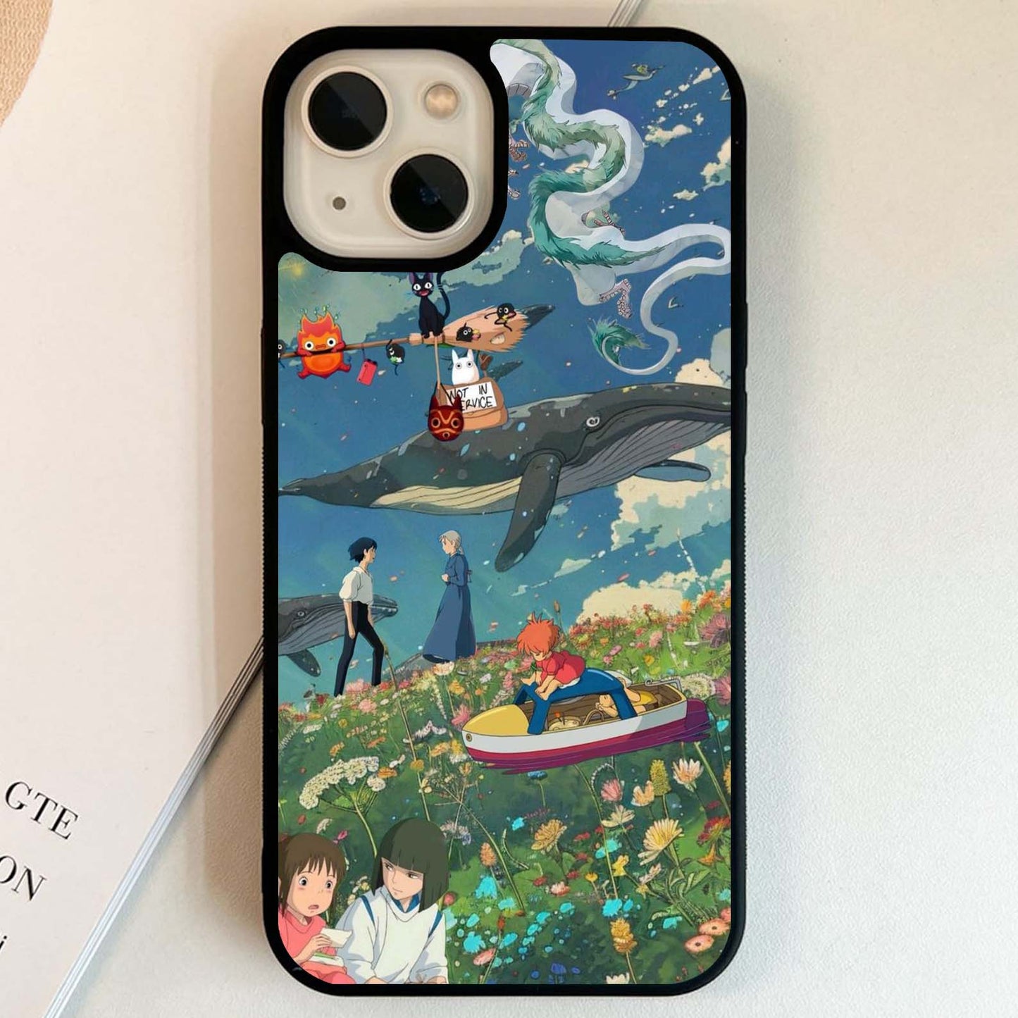 Ghibli Fantasy World Glass Case