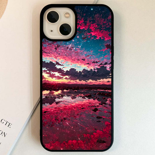 Cosmic Twilight Reflection Glass Case