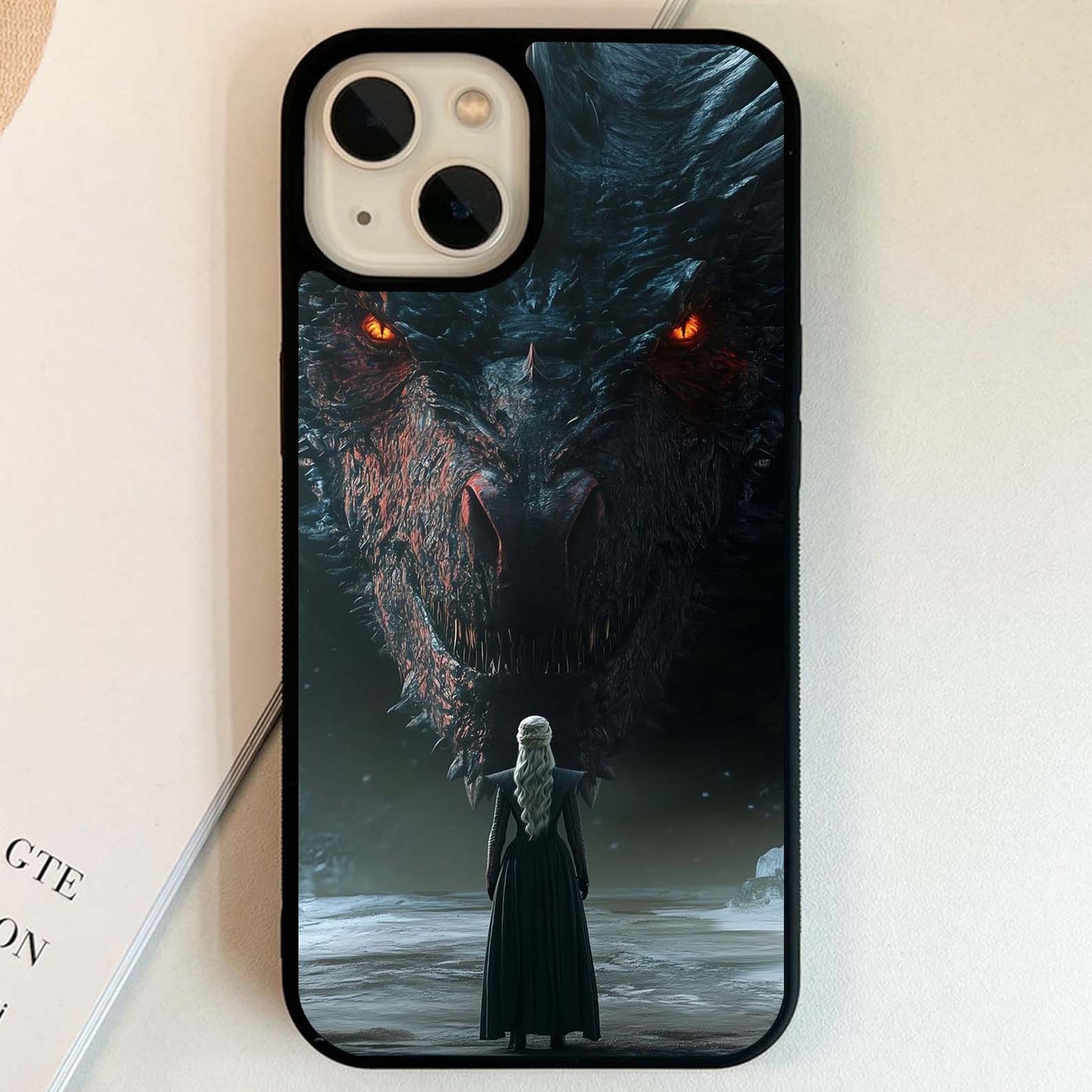 Dragon Queen Thrones Glass Case