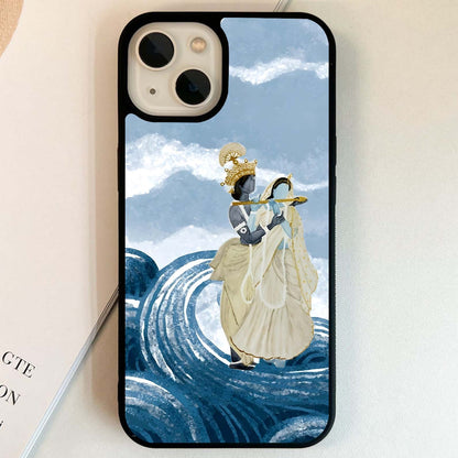 Krishna Ocean Melody Glass Case