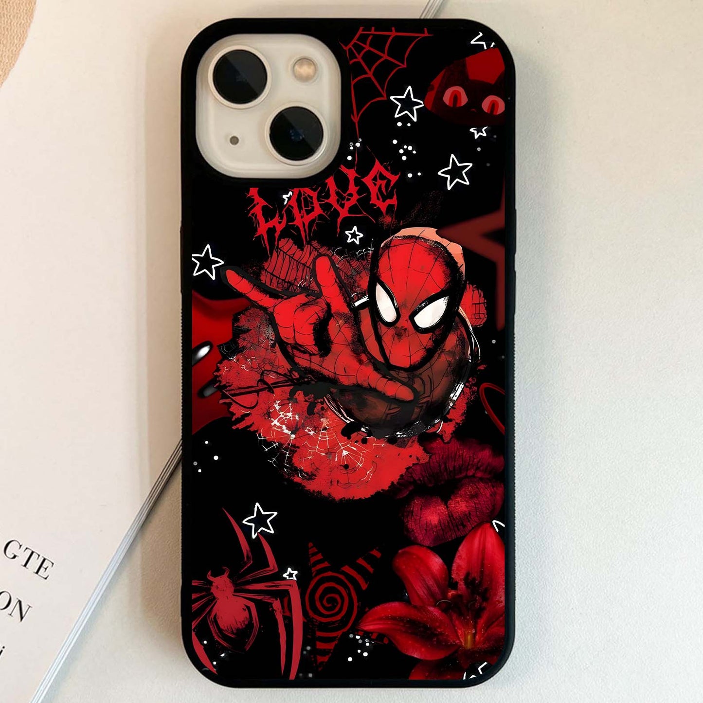 Spiderman Dark Vibes Glass Case