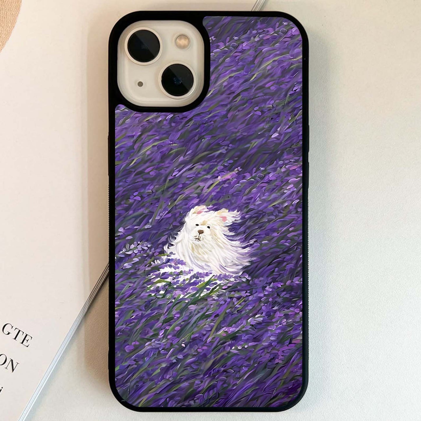 Lavender Dream Field Glass Case