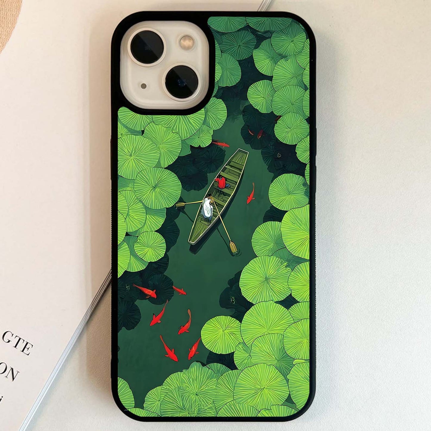 Lotus Lake Journey Glass Case