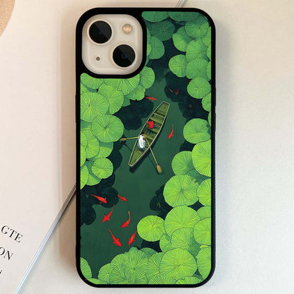 Lotus Lake Journey Glass Case