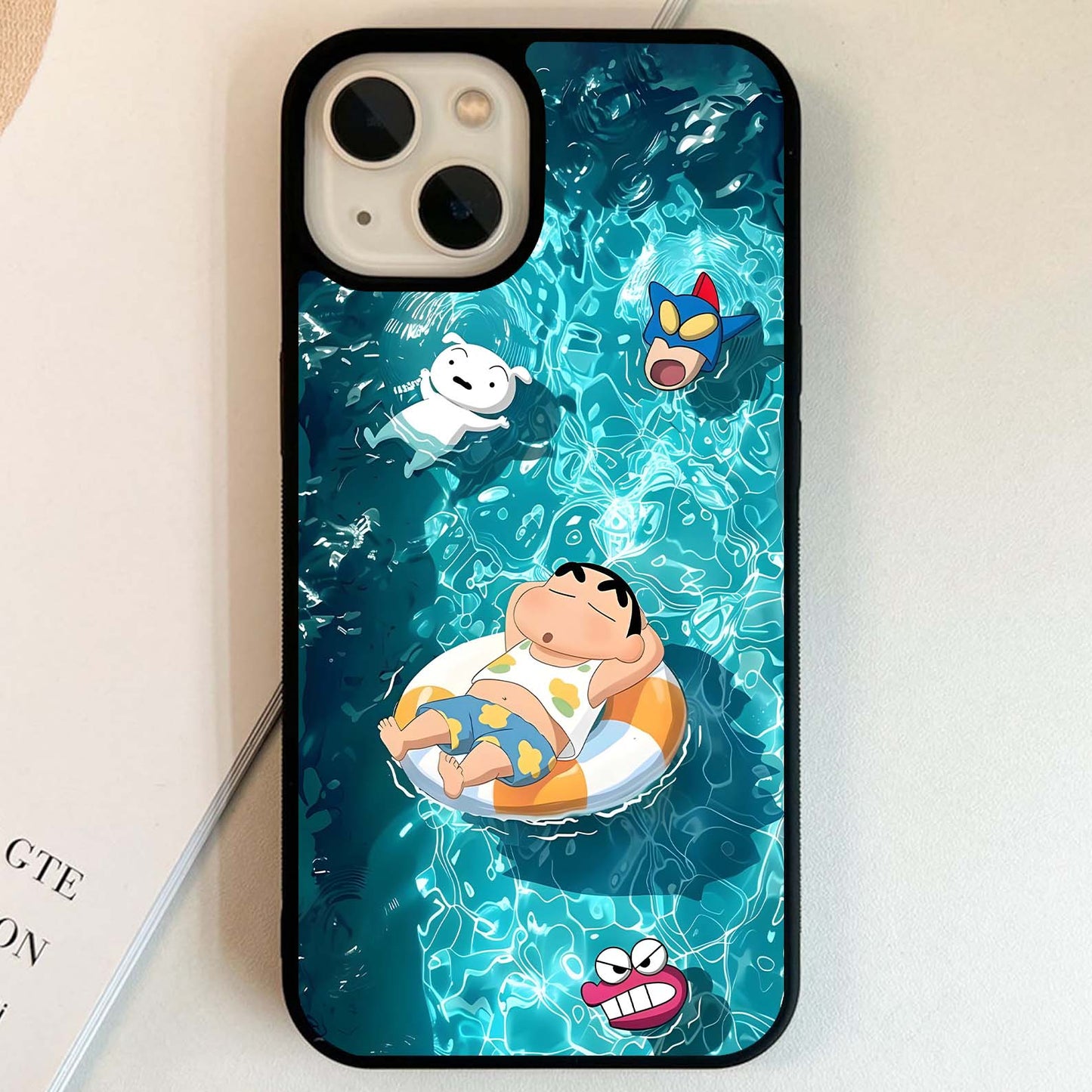 Shinchan Pool Chill Glass Case