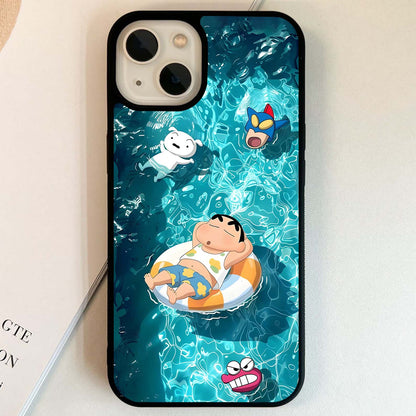 Shinchan Pool Chill Glass Case