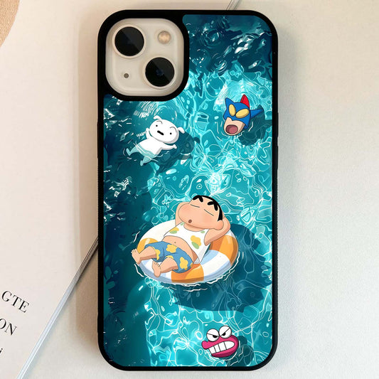 Shinchan Pool Chill Glass Case