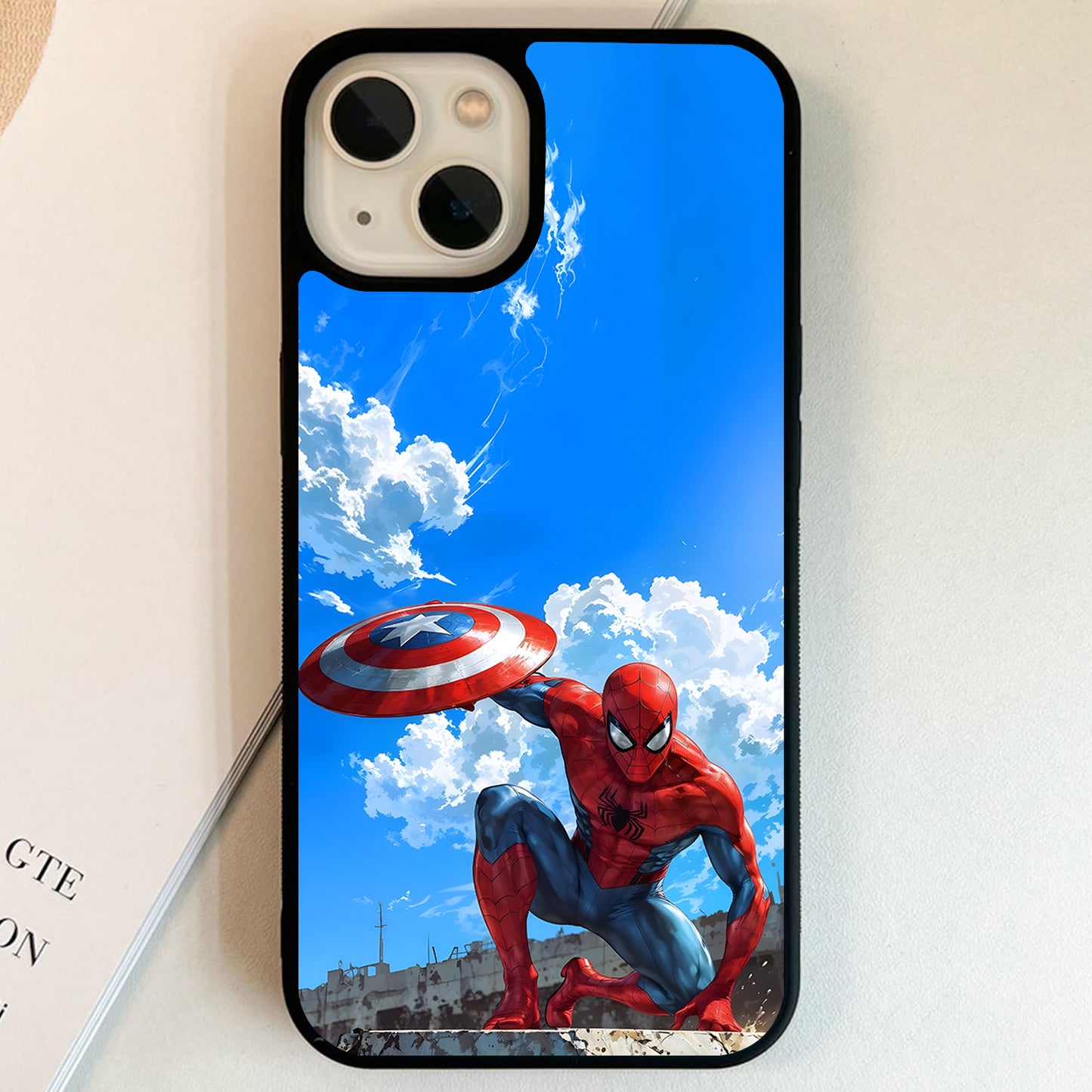 Spiderman Captain Fusion Glass Case