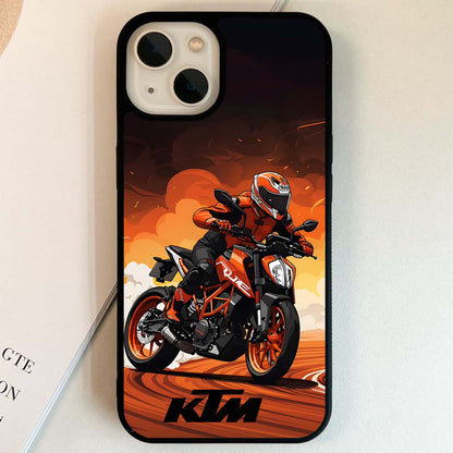 KTM Orange Rush Glass Case