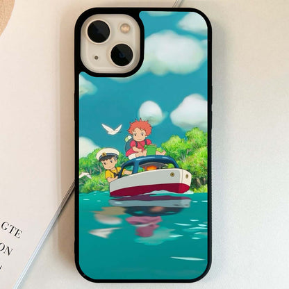 Ponyo River Escape Glass Case