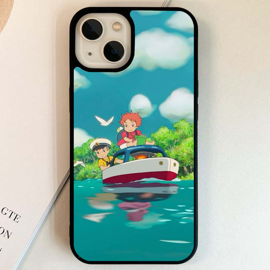 Ponyo River Escape Glass Case